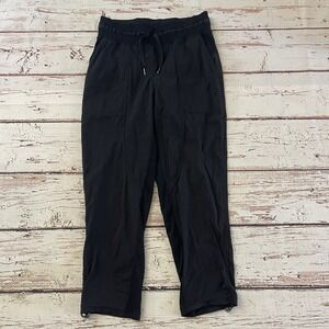 Lululemon Street To Studio Pant II Size‎ 4 Inseam 23"Black Pockets Women's